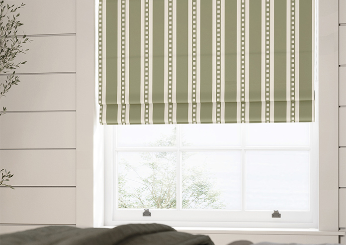 The British Stripe Co. Edgar, Derwent No.1 - Roman Blind - Image 5